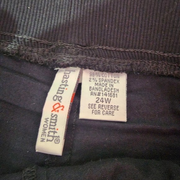 Hasting & smith black skort plus size 24w - Picture 5 of 5